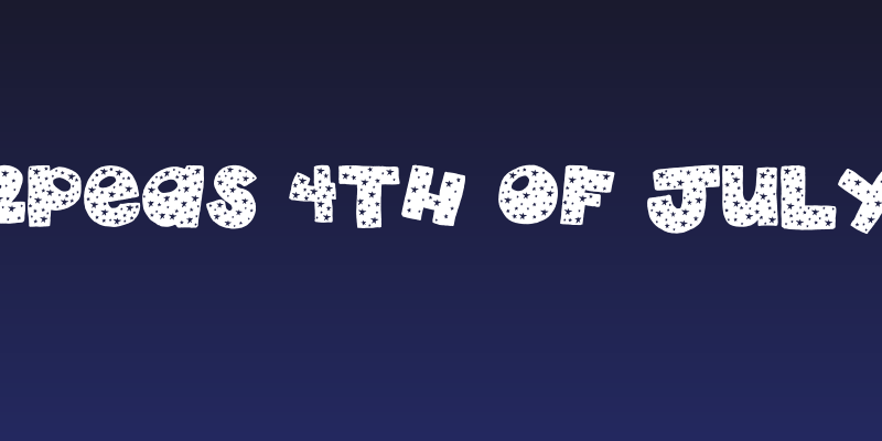 2Peas 4th of July Social Header