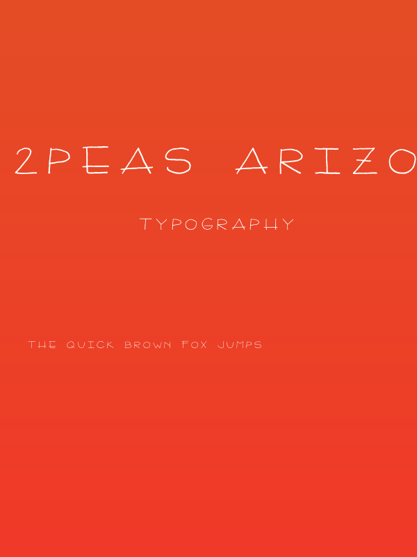 2Peas Arizona Poster