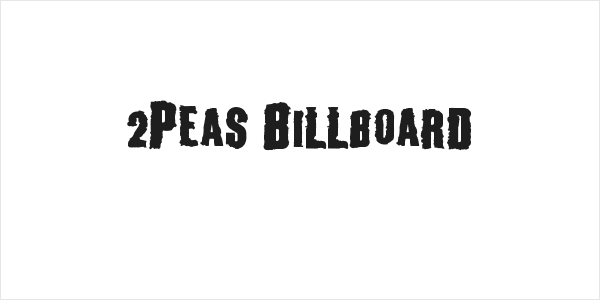 2Peas Billboard Logo