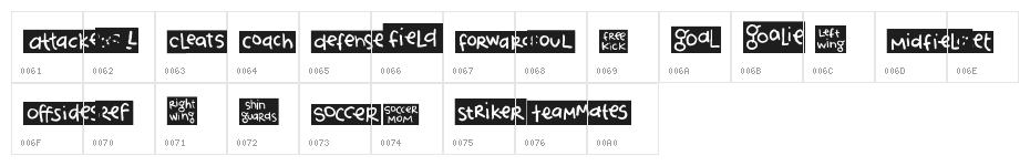 2Peas Blocks - Soccer Character Map
