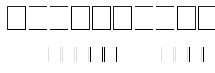 2Peas Blocks - Winter Font OTHER CHARS
