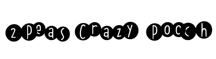 2Peas Crazy Pooch  नि: शुल्क फ़ॉन्ट्स डाउनलोड