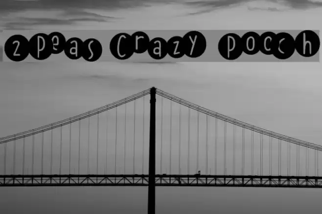 2Peas Crazy Pooch Font examples