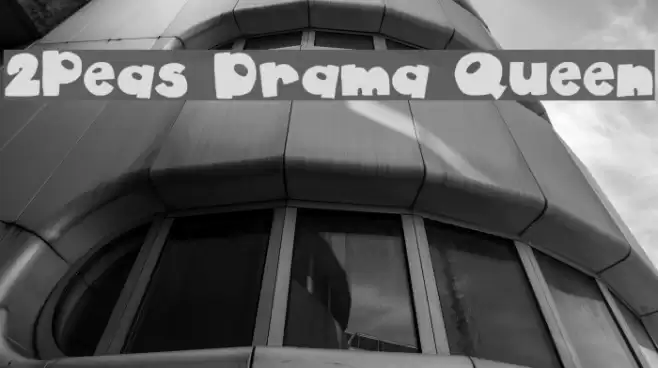 2Peas Drama Queen Font examples