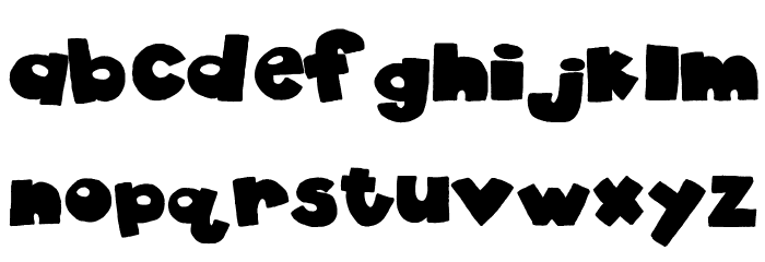 2Peas Drama Queen Font LOWERCASE