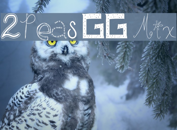 2Peas GG Mix Font examples