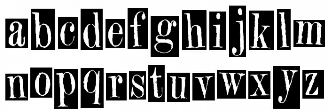 2Peas Gift Schriftart Kleinbuchstaben