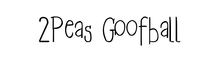 2Peas Goofball Font