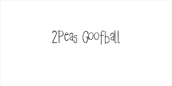 2Peas Goofball Logo