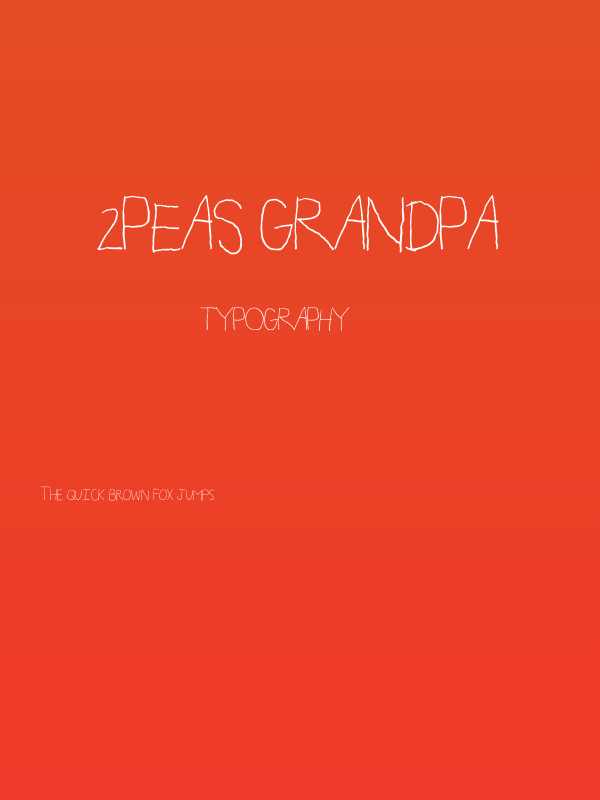 2Peas Grandpa Poster