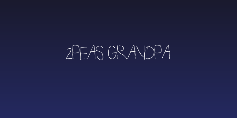 2Peas Grandpa Social Header