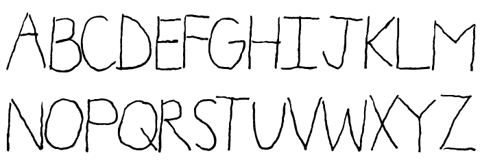 2Peas Grandpa Font LOWERCASE