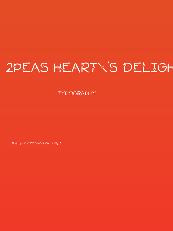 2Peas Heart's Delight Poster