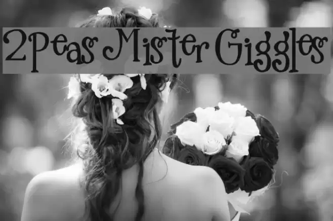 2Peas Mister Giggles Font examples
