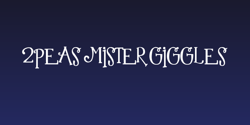 2Peas Mister Giggles Social Header