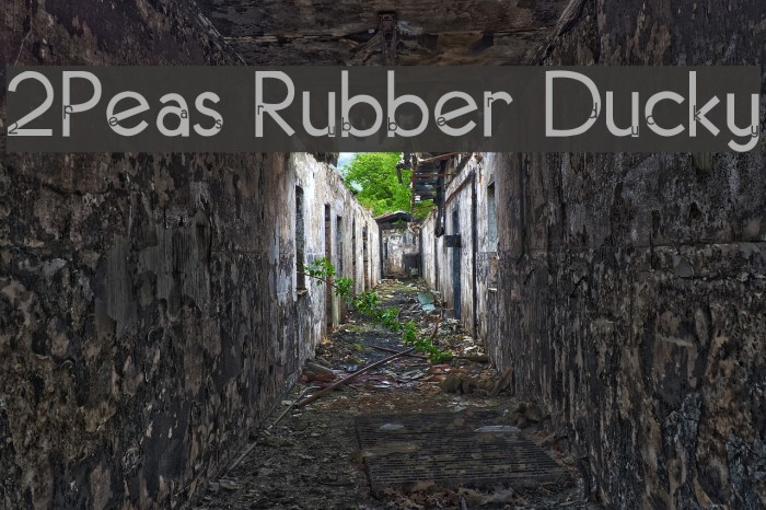 2Peas Rubber Ducky Font examples