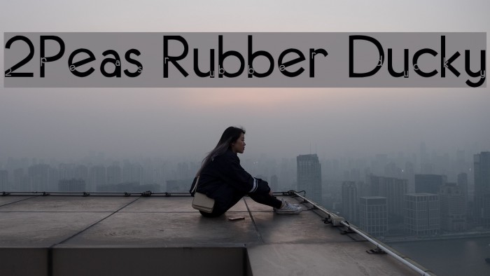 2Peas Rubber Ducky Font examples