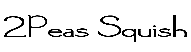 2Peas Squish Font