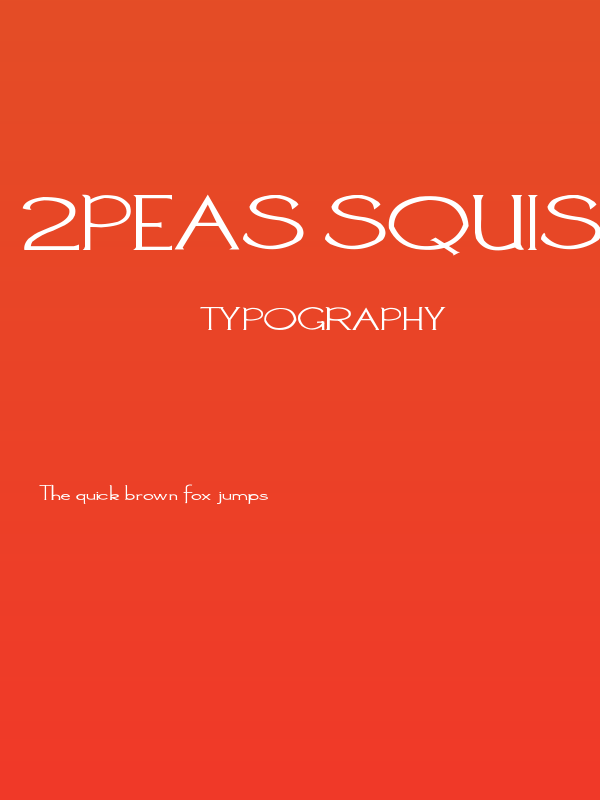 2Peas Squish Poster