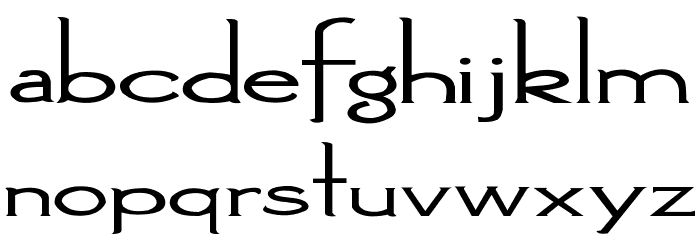 2Peas Squish Font LOWERCASE