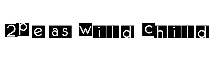 2Peas Wild Child Font