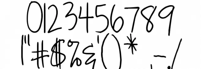 2peas scrapbook Font OTHER CHARS