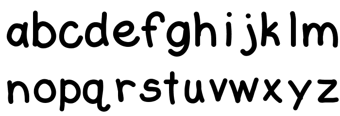 2peas Font LOWERCASE