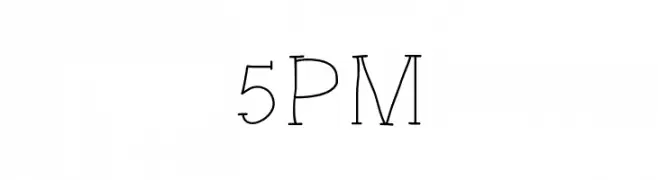 5PM  フリーフォントのダウンロード