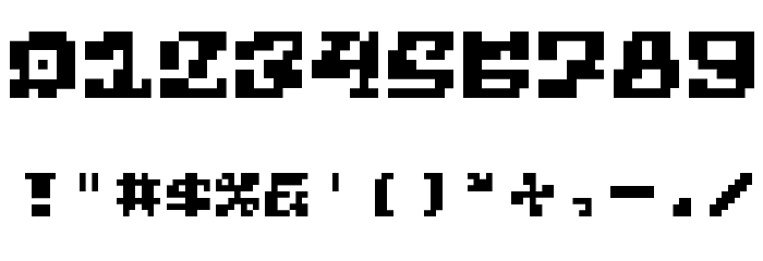 5Pixdeath Regular Font OTHER CHARS