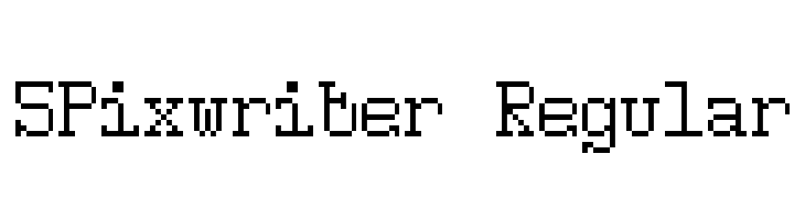 5Pixwriter Regular फ़ॉन्ट