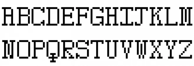 5Pixwriter Regular Шрифта ВЕРХНИЙ