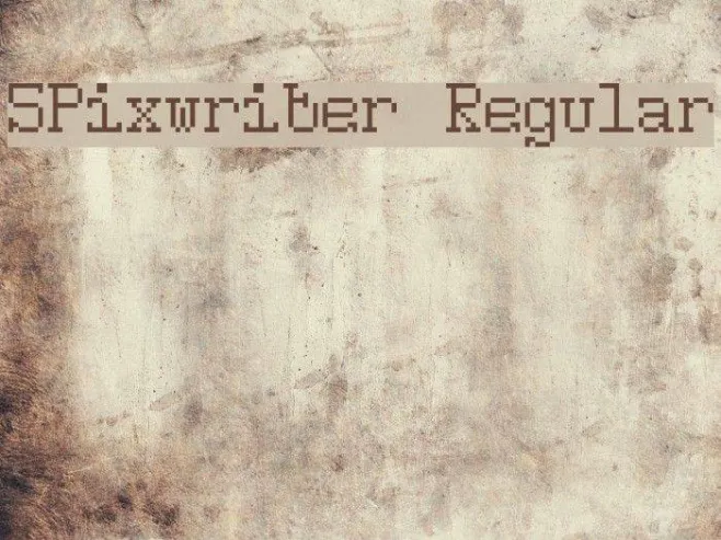 5Pixwriter Regular Example 1