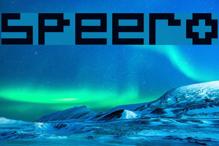 5peero Font examples