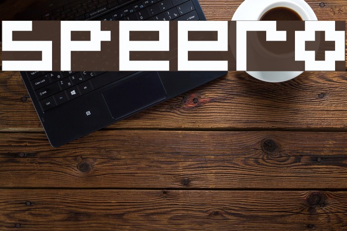 5peero Font examples