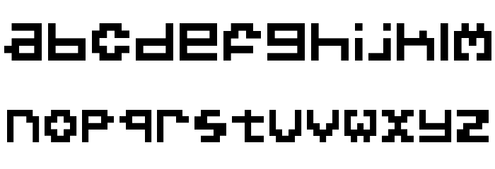 5peero Font LOWERCASE