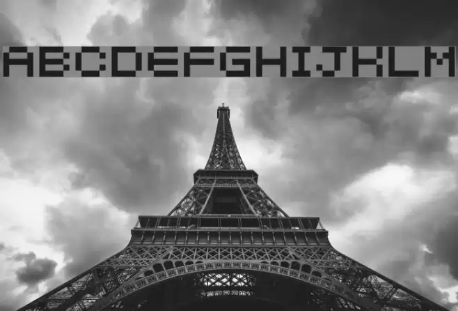 5px2bus Font examples