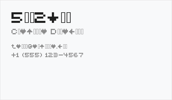 5px2bus Business Card