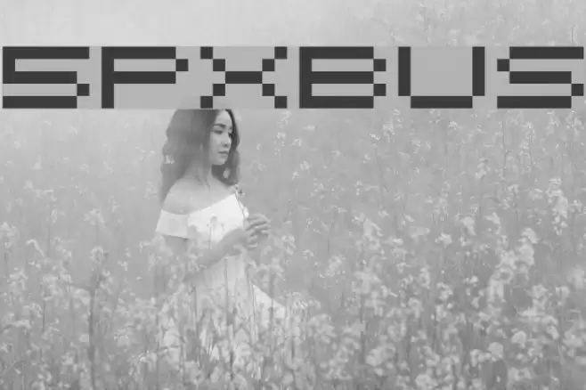 5pxbus Font examples