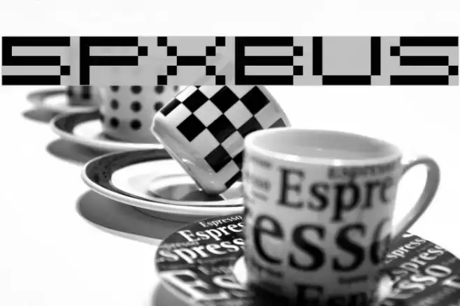 5pxbus Font examples