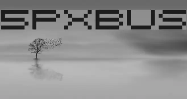 5pxbus Font examples