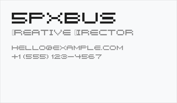 5pxbus Business Card