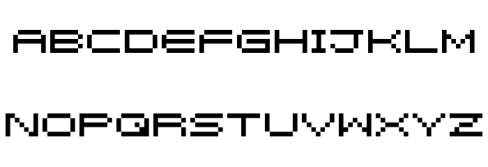 5pxbus Font LOWERCASE