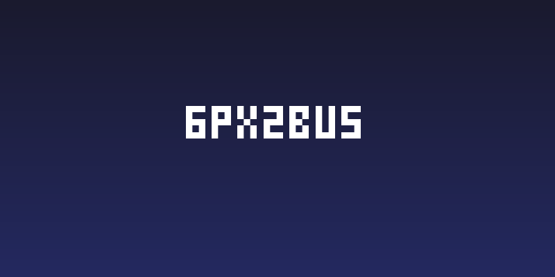 6px2bus Social Header