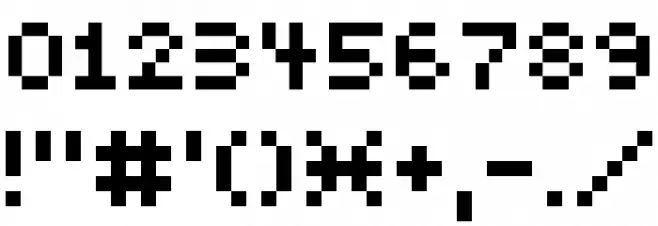 6pxbus Font OTHER CHARS