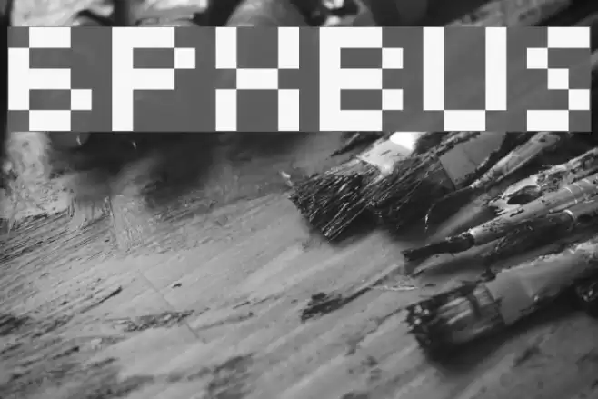 6pxbus Font examples