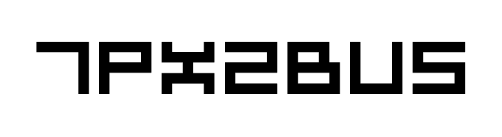 7px2bus Font