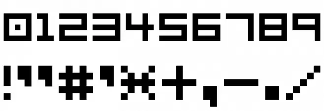 7px2bus Font OTHER CHARS