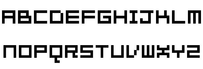 7px2bus Font LOWERCASE