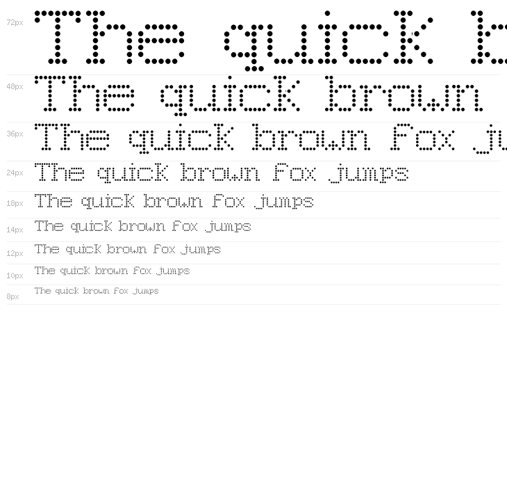 8Pin Matrix Waterfall