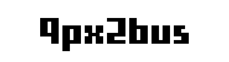 9px2bus  Frei Schriftart Herunterladen